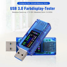 Laden Sie das Bild in den Galerie-Viewer, Farbbildschirm Digitaler voltmeter Amperemeter USB Ladegerät Tester Multimeter