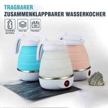 Laden Sie das Bild in den Galerie-Viewer, Tragbare Reisesilikagelkanne mit Unniversalstecker