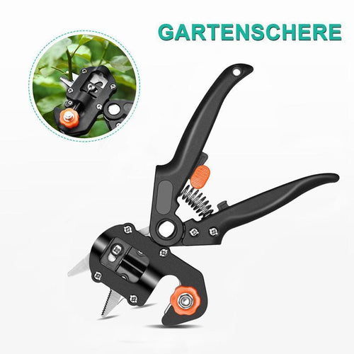 Gartenschere Veredelungsschere Set mit 2 Ersatzmesser