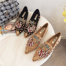 Laden Sie das Bild in den Galerie-Viewer, 🎉 Sommer-Special 🎉Kirsche Strass Nietenschuhe