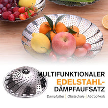 Laden Sie das Bild in den Galerie-Viewer, Multifunktionaler Edelstahl-Dämpfaufsatz