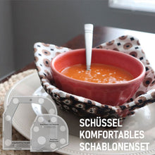 Laden Sie das Bild in den Galerie-Viewer, Halloween Süßigkeitsschüssel Schablonen Schneidlineal Set