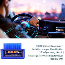 Laden Sie das Bild in den Galerie-Viewer, Auto Arzt OBDII ELM327 Bluetooth-Auto-Detektor