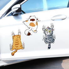 Laden Sie das Bild in den Galerie-Viewer, Niedliche Katze Cartoon Auto Aufkleber