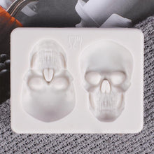Laden Sie das Bild in den Galerie-Viewer, 3D Schädel Kuchenform