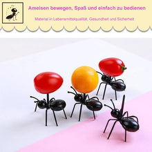 Laden Sie das Bild in den Galerie-Viewer, 🍒Fleißige bewegte Ameisen Fruchtgabel (12/24 Stück)