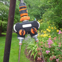 Laden Sie das Bild in den Galerie-Viewer, 2/4 Wege Gartenschlauchverteiler