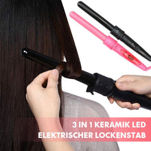 Laden Sie das Bild in den Galerie-Viewer, 3 in 1 Keramik LED elektrischer Lockenstab