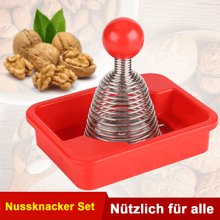 Laden Sie das Bild in den Galerie-Viewer, Nussknacker Set mit der spiralen Feder