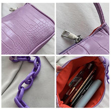 Laden Sie das Bild in den Galerie-Viewer, Krokodil kleine quadratische Tasche