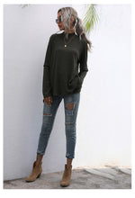 Laden Sie das Bild in den Galerie-Viewer, Irregular Patchwork Knitted Sweater