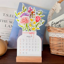 Laden Sie das Bild in den Galerie-Viewer, 2024 Blühende Blumen Tischkalender