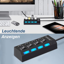 Laden Sie das Bild in den Galerie-Viewer, ✔️Hochgeschwindigkeits-USB-Hub mit mehreren Anschlüssen