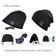 Laden Sie das Bild in den Galerie-Viewer, Warme Strickmütze mit 4.2 Bluetooth