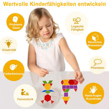 Laden Sie das Bild in den Galerie-Viewer, 155 Stück Holzpuzzle-Set