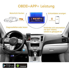 Laden Sie das Bild in den Galerie-Viewer, Auto Arzt OBDII ELM327 Bluetooth-Auto-Detektor
