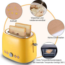 Laden Sie das Bild in den Galerie-Viewer, 🍞Bequee Antihaft Toastabags für Mikrowelle,  Wiederverwendbar, 5er-Paket