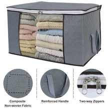 Laden Sie das Bild in den Galerie-Viewer, Large Capacity Breathable Clothes Quilt Storage Bag