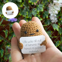 Laden Sie das Bild in den Galerie-Viewer, Lustiges Geschenk - Gestrickte positive Kartoffel