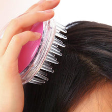 Laden Sie das Bild in den Galerie-Viewer, Transparente Massage-Shampoo-Bürste