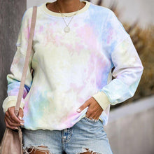 Laden Sie das Bild in den Galerie-Viewer, Damen Tie-Dye Langarmpullover