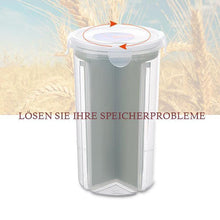 Laden Sie das Bild in den Galerie-Viewer, Rotierender Küchen-Lagertank-Trockenfutter-Lagerbehälter-Getreidespeicher
