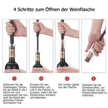 Laden Sie das Bild in den Galerie-Viewer, Luftdruck Pumpe Weinöffner