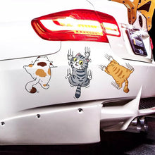 Laden Sie das Bild in den Galerie-Viewer, Niedliche Katze Cartoon Auto Aufkleber