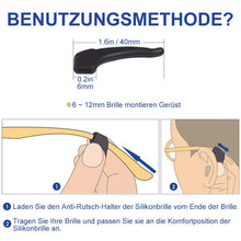 Laden Sie das Bild in den Galerie-Viewer, Rutschfester Bequeme Brillenhalter