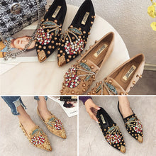 Laden Sie das Bild in den Galerie-Viewer, 🎉 Sommer-Special 🎉Kirsche Strass Nietenschuhe