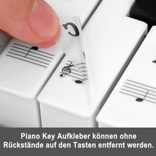 Laden Sie das Bild in den Galerie-Viewer, Klaviertasten Aufkleber