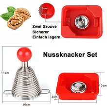 Laden Sie das Bild in den Galerie-Viewer, Nussknacker Set mit der spiralen Feder