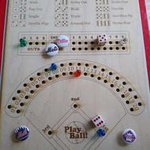 Laden Sie das Bild in den Galerie-Viewer, Baseball-Würfel-Brettspiel