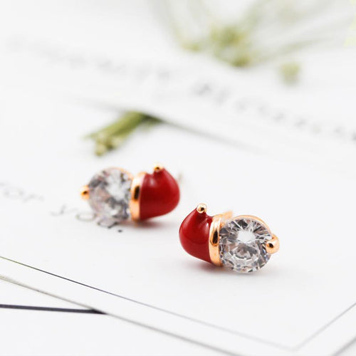 Weihnachtsmütze Ohrringe-Bestes Weihnachtsgeschenk für Ihrer Liebling