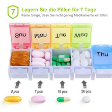 Laden Sie das Bild in den Galerie-Viewer, Klavier Wöchentlicher Pillenorganisator