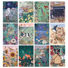 Laden Sie das Bild in den Galerie-Viewer, 🗓️2024 Natur und Tierwelt Kunst Wandkalender🗓️