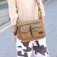 Laden Sie das Bild in den Galerie-Viewer, Herr Umhängetasche aus Segeltuch
