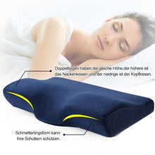 Laden Sie das Bild in den Galerie-Viewer, Orthopädisches Kissen Viskoelastischer Gedächtnisschaum Nackenkissen