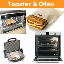 Laden Sie das Bild in den Galerie-Viewer, 🍞Bequee Antihaft Toastabags für Mikrowelle,  Wiederverwendbar, 5er-Paket