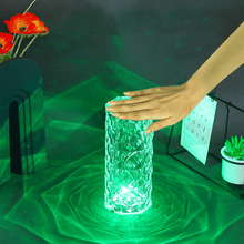 Laden Sie das Bild in den Galerie-Viewer, ✨USB Rosenschatten Kristalllampe✨