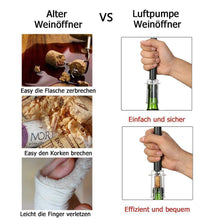 Laden Sie das Bild in den Galerie-Viewer, Luftdruck Pumpe Weinöffner