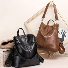 Laden Sie das Bild in den Galerie-Viewer, Rucksack mit großer Kapazität - Vollleder