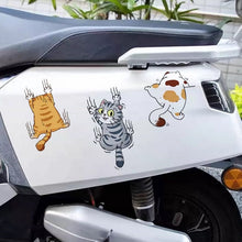 Laden Sie das Bild in den Galerie-Viewer, Niedliche Katze Cartoon Auto Aufkleber