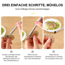 Laden Sie das Bild in den Galerie-Viewer, Multifunktionaler Garnelenfadenschneider aus Edelstahl