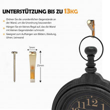Laden Sie das Bild in den Galerie-Viewer, Bilderbügel mit Nägeln- 100 Stück