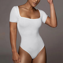 Laden Sie das Bild in den Galerie-Viewer, Ärmelloser Damen-Bodysuit mit eckigem Ausschnitt