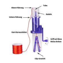 Laden Sie das Bild in den Galerie-Viewer, Hand Strickmaschine Spool Knitter Wool Winder Handwerk Armband Weben Werkzeug Für Crafting Dekorieren Strickwaren Heimgebrauch