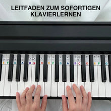 Laden Sie das Bild in den Galerie-Viewer, Abnehmbare Klaviertastatur Notenetiketten