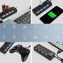 Laden Sie das Bild in den Galerie-Viewer, ✔️Hochgeschwindigkeits-USB-Hub mit mehreren Anschlüssen