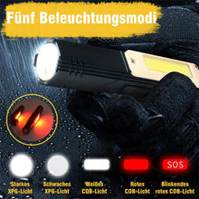 Laden Sie das Bild in den Galerie-Viewer, Multifunktionale 360-Grad-Magnet-Taschenlampe